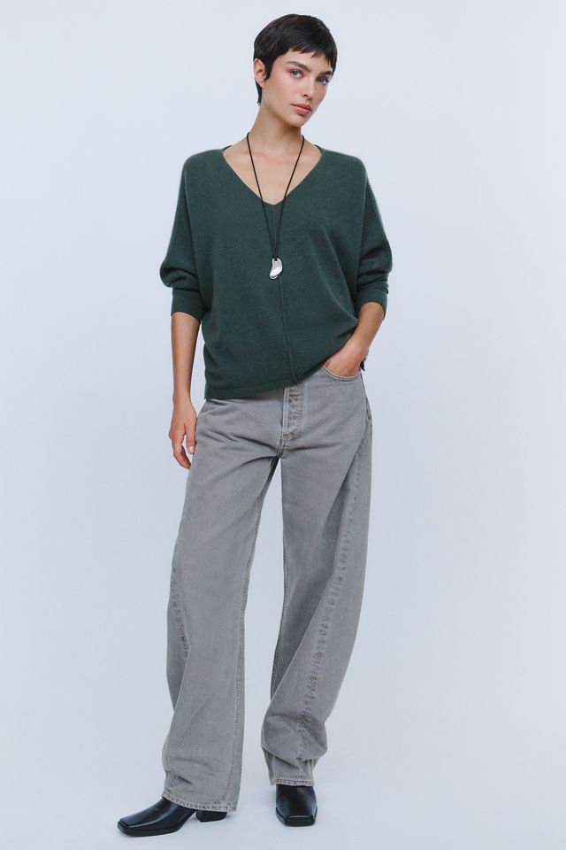 By Anthropologie 100% Cashmere Oversized Sweater #4