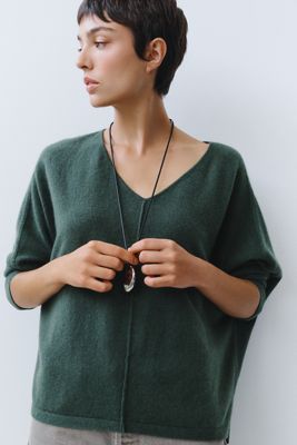 By Anthropologie 100% Cashmere Oversized Sweater
