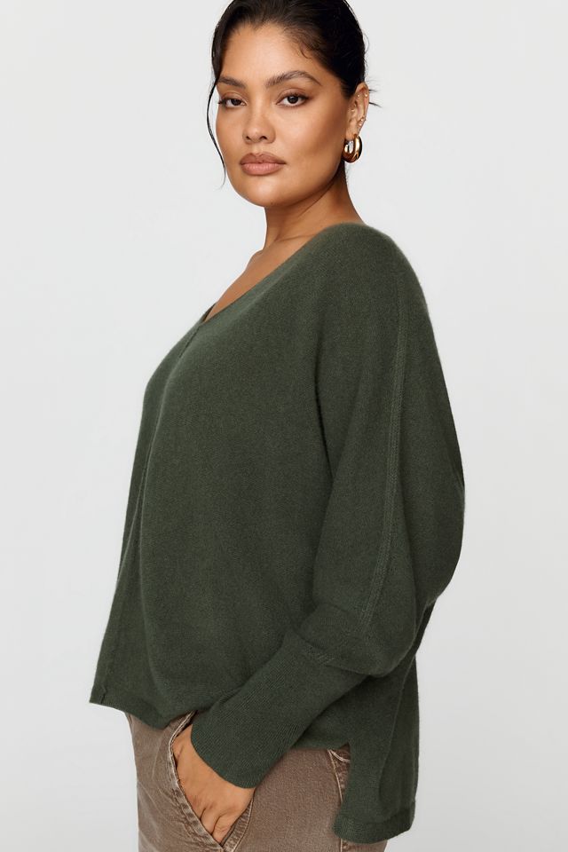 By Anthropologie 100% Cashmere Oversized Sweater #8