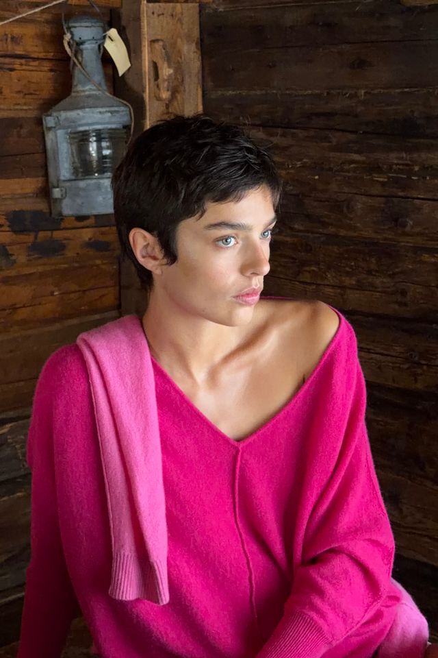 By Anthropologie 100% Cashmere Oversized Sweater #11