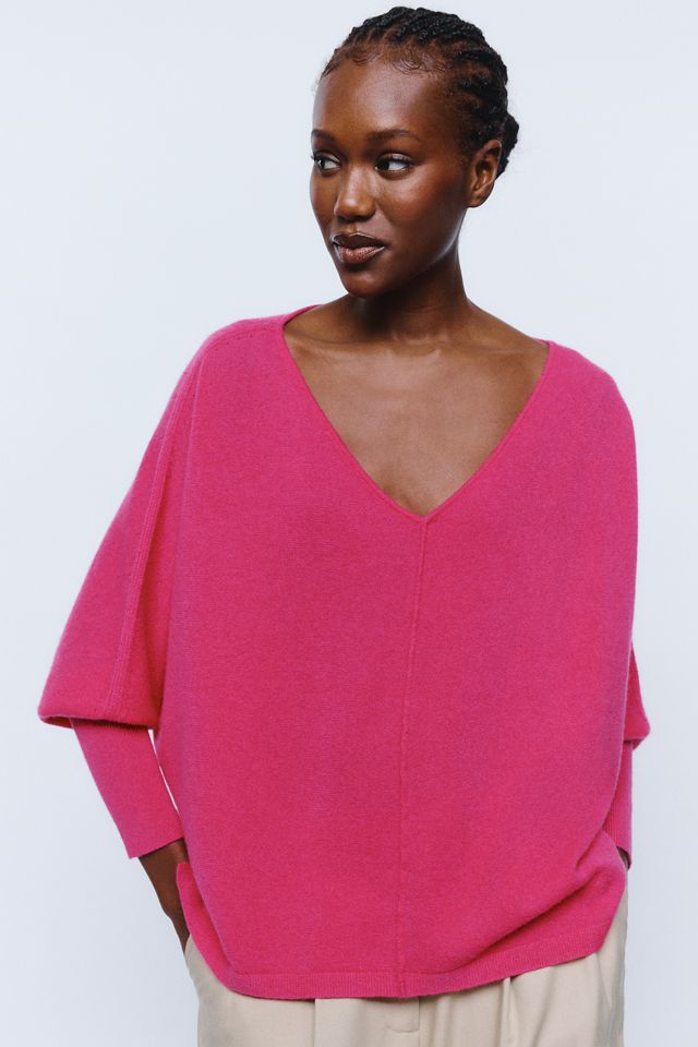 By Anthropologie 100% Cashmere Oversized Sweater #2