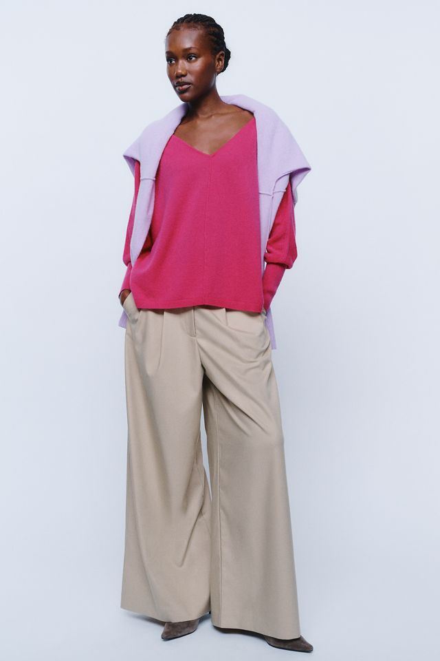 By Anthropologie 100% Cashmere Oversized Sweater #4