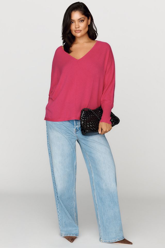 By Anthropologie 100% Cashmere Oversized Sweater #7