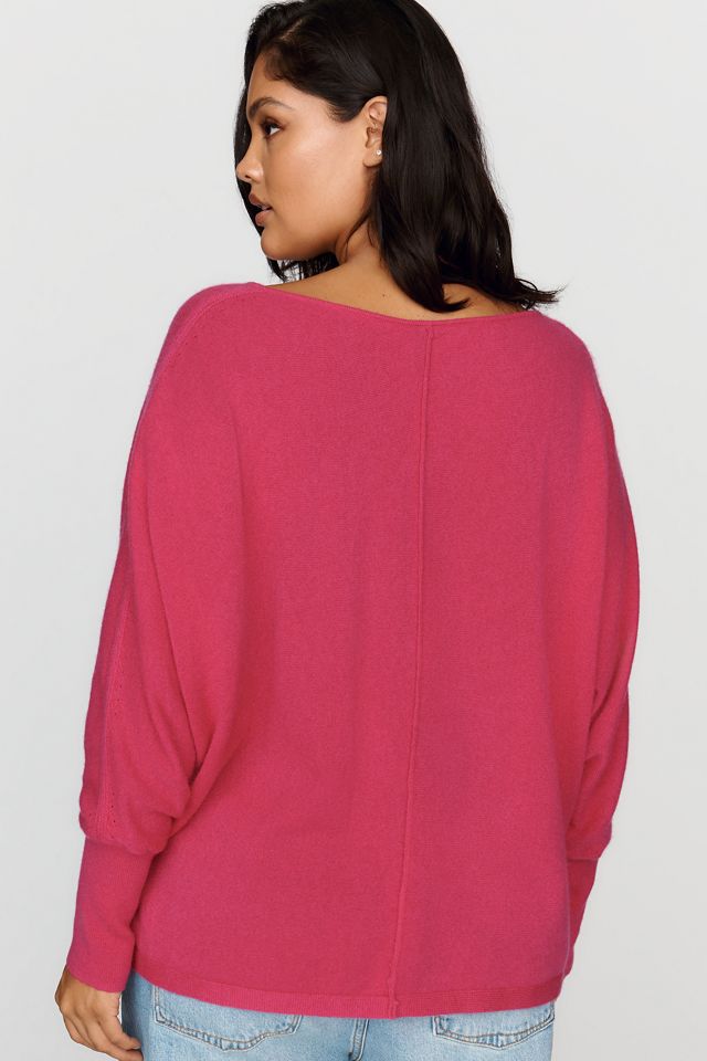 By Anthropologie 100% Cashmere Oversized Sweater #9