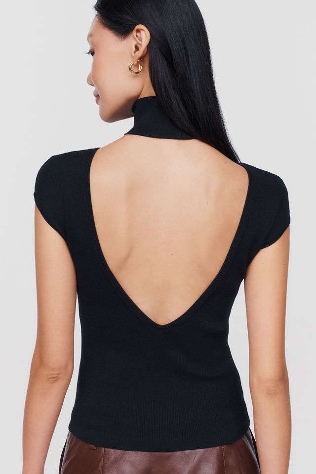 Maeve Cutout Mock Neck Sweater #1