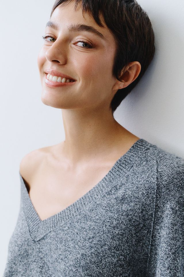 Maeve 100% Cashmere V-Neck Sweater #3