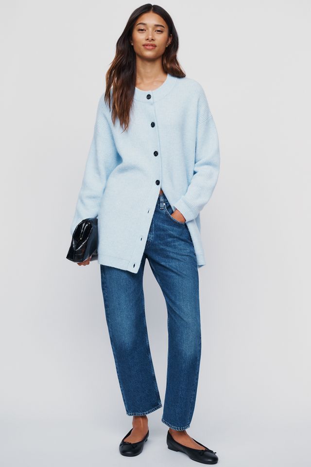 Maeve Wool Blend Oversized Long Line Cardigan #2