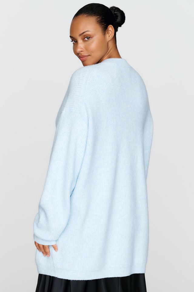 Maeve Wool Blend Oversized Long Line Cardigan #6
