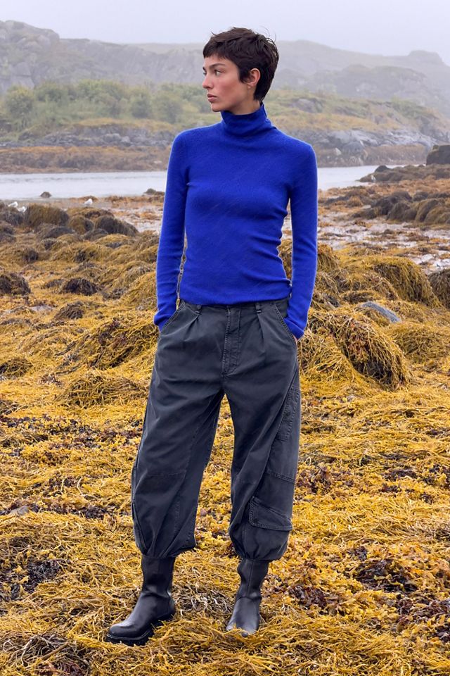Maeve Markie 100% Cashmere Turtleneck Top #6