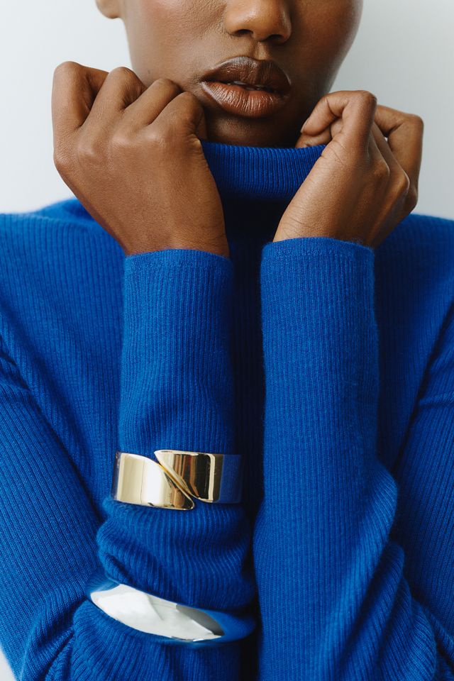 Maeve Markie 100% Cashmere Turtleneck Top #2