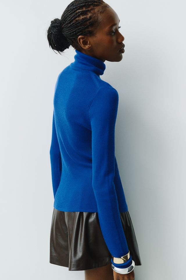 Maeve Markie 100% Cashmere Turtleneck Top #5