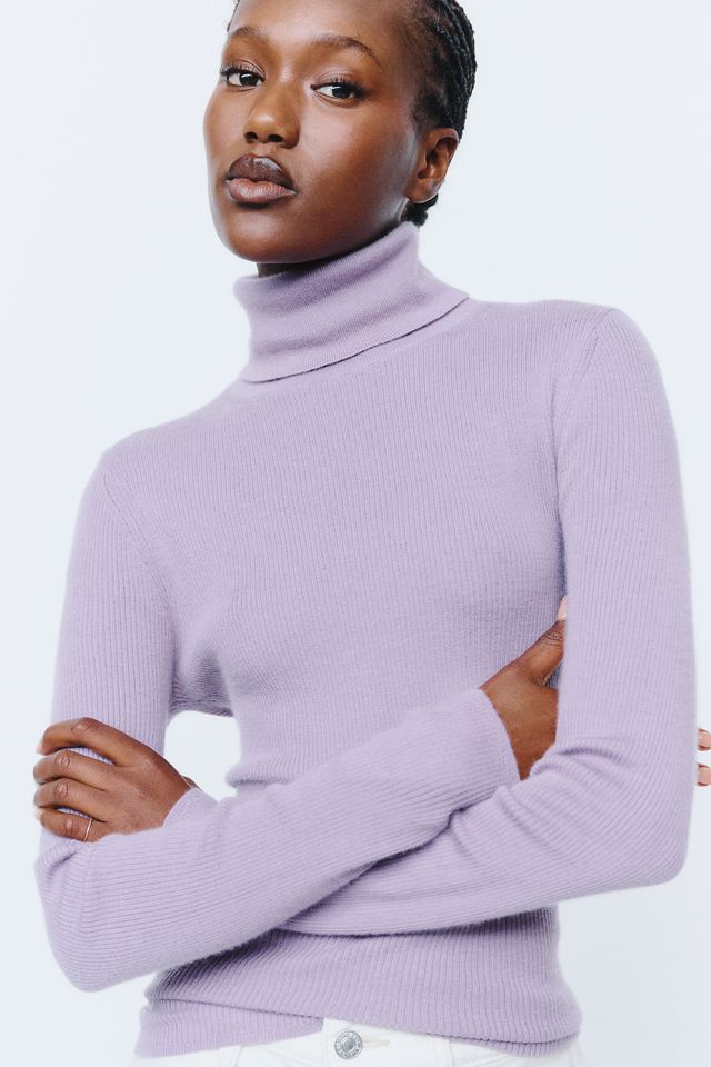 Maeve Markie 100% Cashmere Turtleneck Top #3