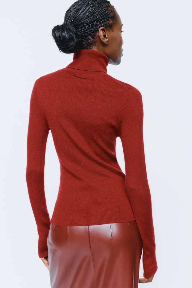 Maeve Markie 100% Cashmere Turtleneck Top #3