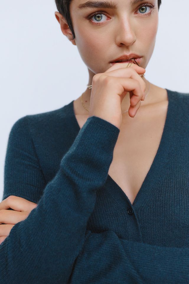 Maeve Markie 100% Cashmere Cardigan #2