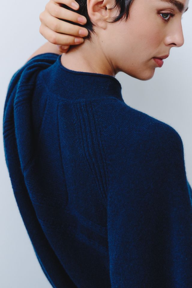 By Anthropologie 100% Cashmere Cape Sweater #2