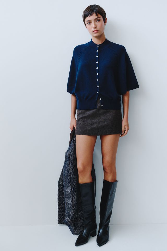 By Anthropologie 100% Cashmere Cape Sweater #3