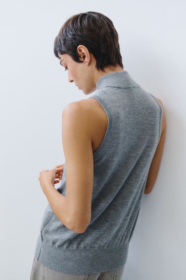 By Anthropologie 100% Cashmere Sleeveless Sweater #1