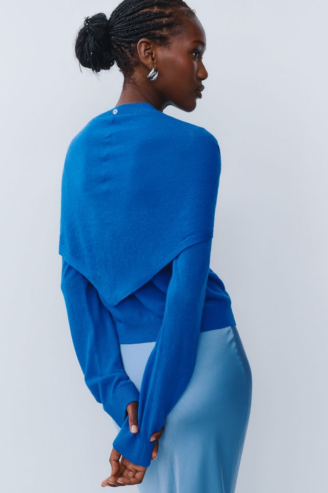 Maeve Cashmere Wool Cardigan with Scarf #4