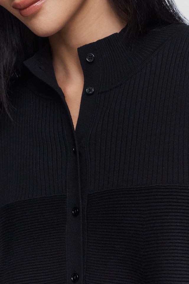 Maeve Mock Neck Swing Cardigan #2