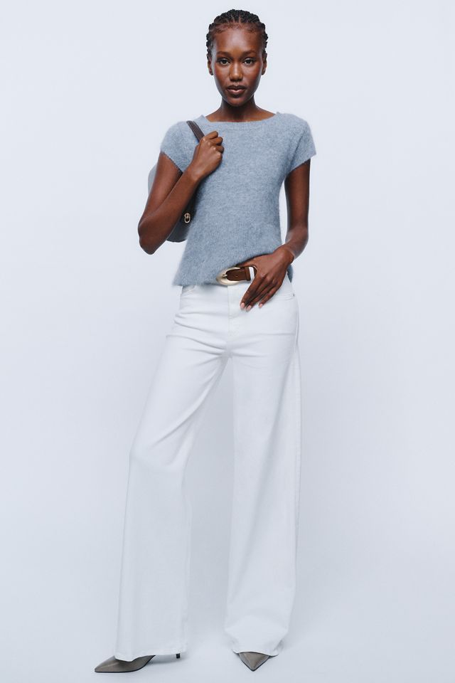 By Anthropologie 100% Brushed Cashmere Top #6