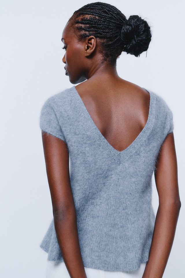 By Anthropologie 100% Brushed Cashmere Top #7