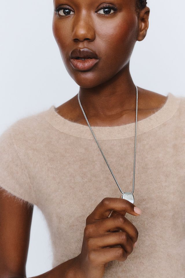 By Anthropologie Marceline 100% Brushed Cashmere Babydoll Sweater #3