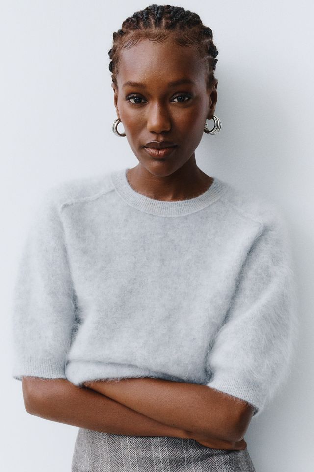 Maglione a Maniche Corte Kaia in 100% Cashmere Pilcro #2