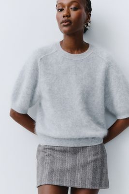 Maglione a Maniche Corte Kaia in 100% Cashmere Pilcro