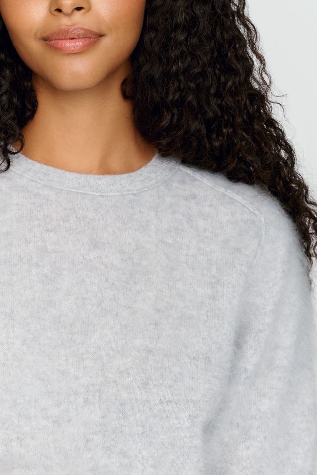 Pilcro Kaia 100% Brushed Cashmere Short Sleeve Sweater #9