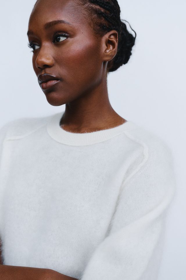 Maglione a Maniche Corte Kaia in 100% Cashmere Pilcro #1
