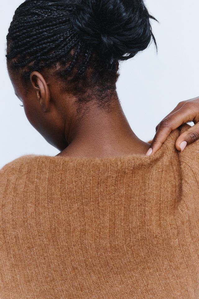 Maeve 100% Cashmere Cowl Cape Sweater #2