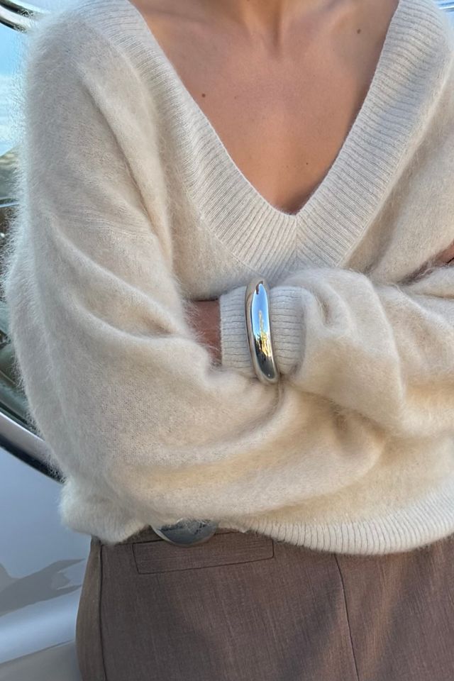 By Anthropologie 100% Brushed Cashmere Sweater #1