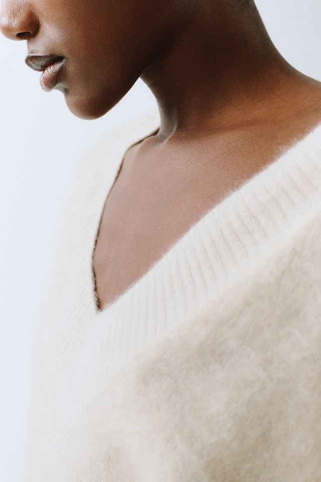 By Anthropologie 100% Brushed Cashmere Sweater #5