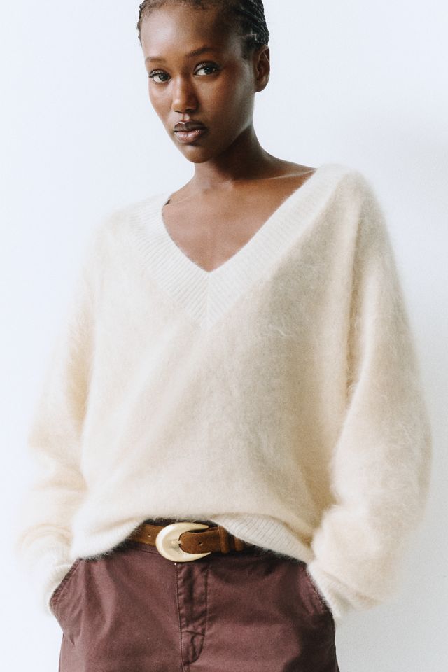 By Anthropologie 100% Brushed Cashmere Sweater #3