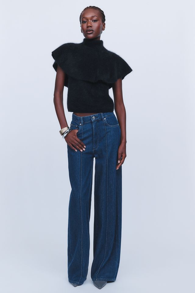 Maeve 100% Brushed Cashmere Capelet Sweater #4
