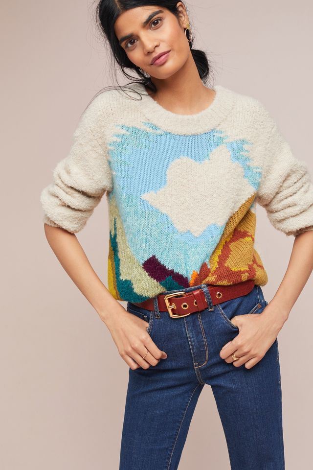 Anthropologie sleeping 2025 on snow sweater