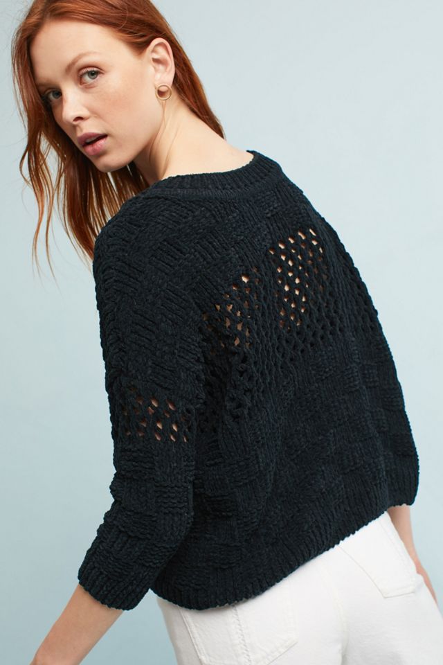 Chenille Stitched Pullover #3