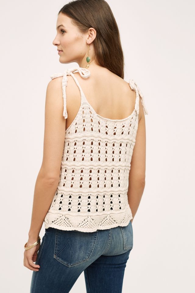 Crochet Buttondown Tank #1