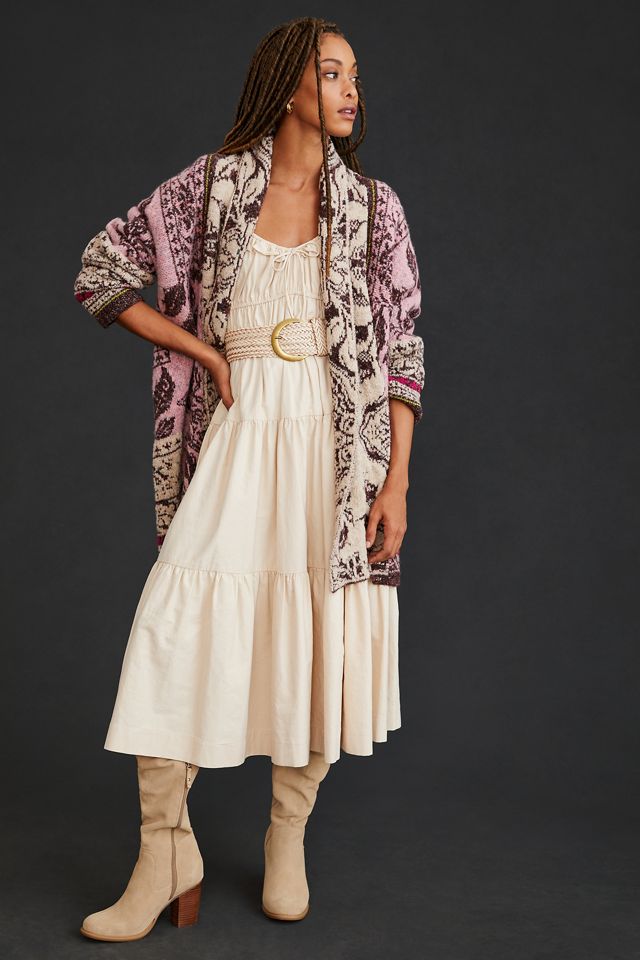 By Anthropologie Jacquard Cocoon Cardigan Sweater #2