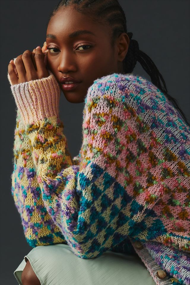 Por Anthropologie Cardigan recortado #2