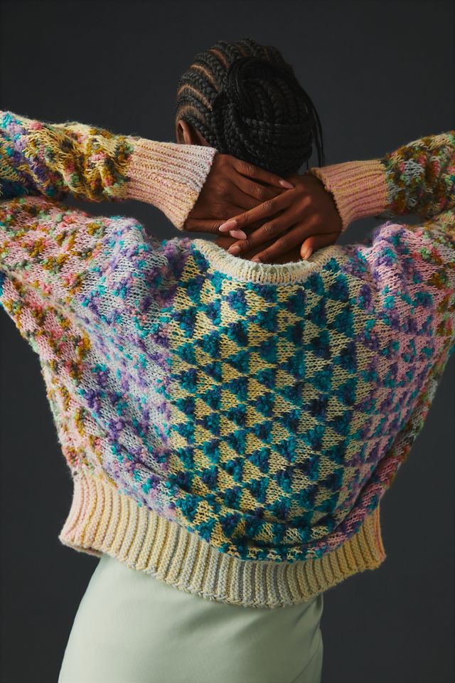 Por Anthropologie Cardigan recortado #3