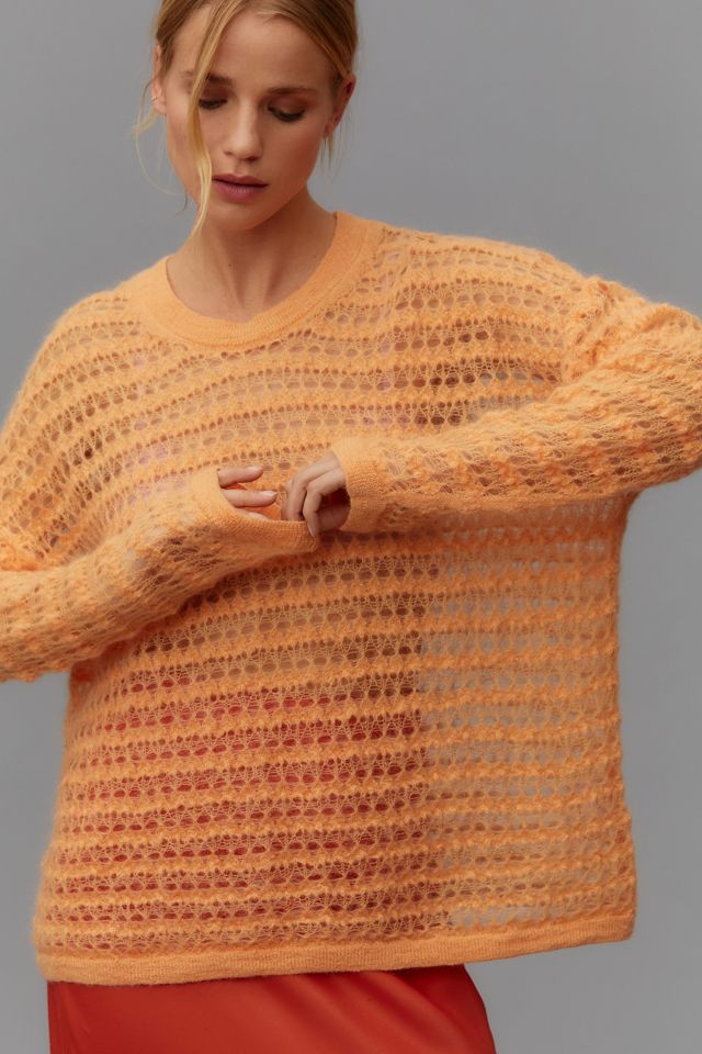 Pilcro Open-Stitch Pullover Sweater #1