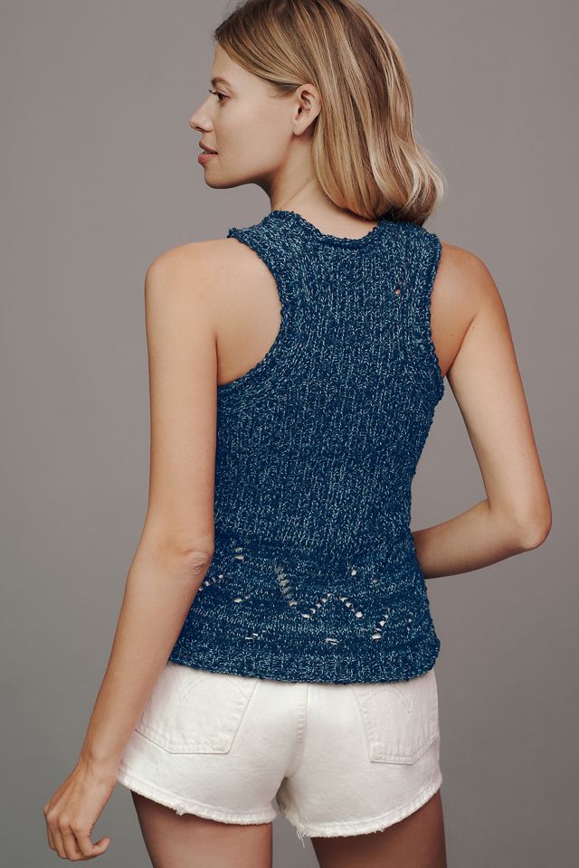 Pilcro Stitched Sweater Tank #1