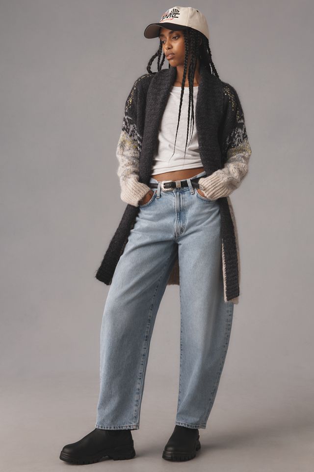 Pilcro Fairisle Open-Front Cardigan Sweater #3