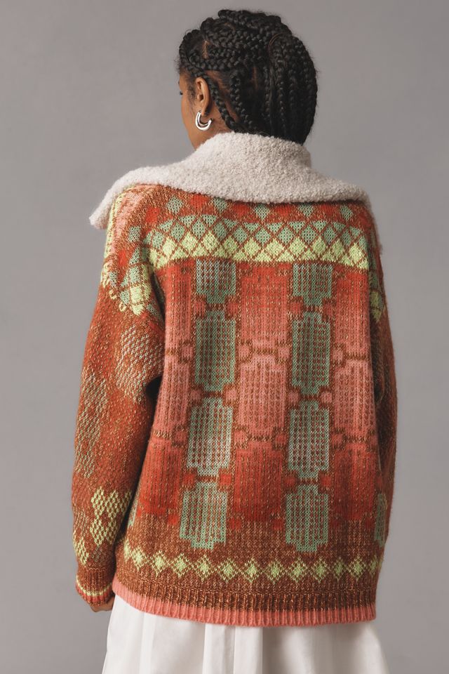 ★SCULPTOR★ Rudolph Fur Cardigan Brown SC24A271BR Rudolph Fur Cardigan Brown – Sculptor
