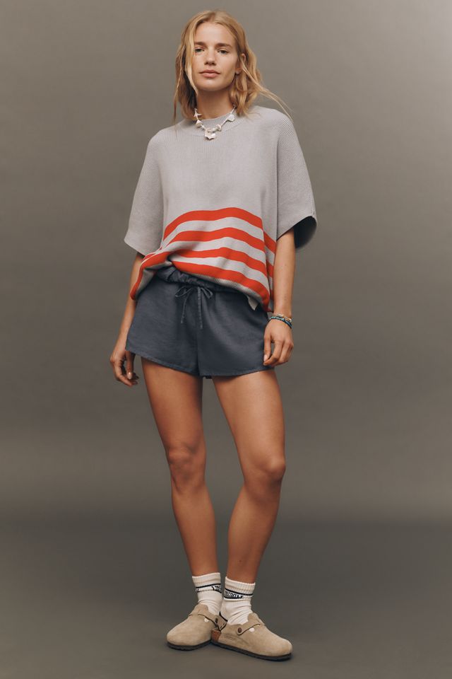 Maeve Oversized Short-Sleeve Sweater #3