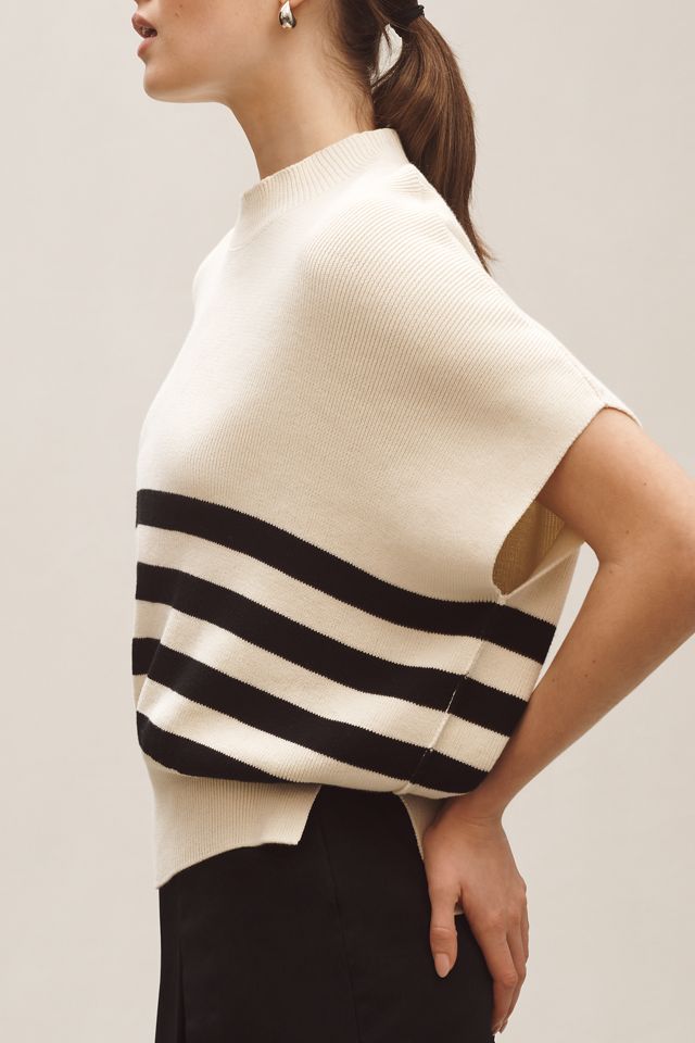 Maeve Oversized Short-Sleeve Sweater #3
