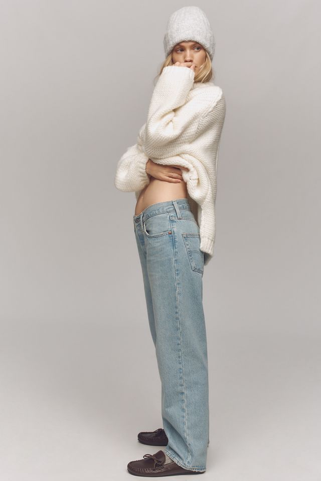 Maeve Relaxed Mock-Neck Cable-Knit Sweater #3