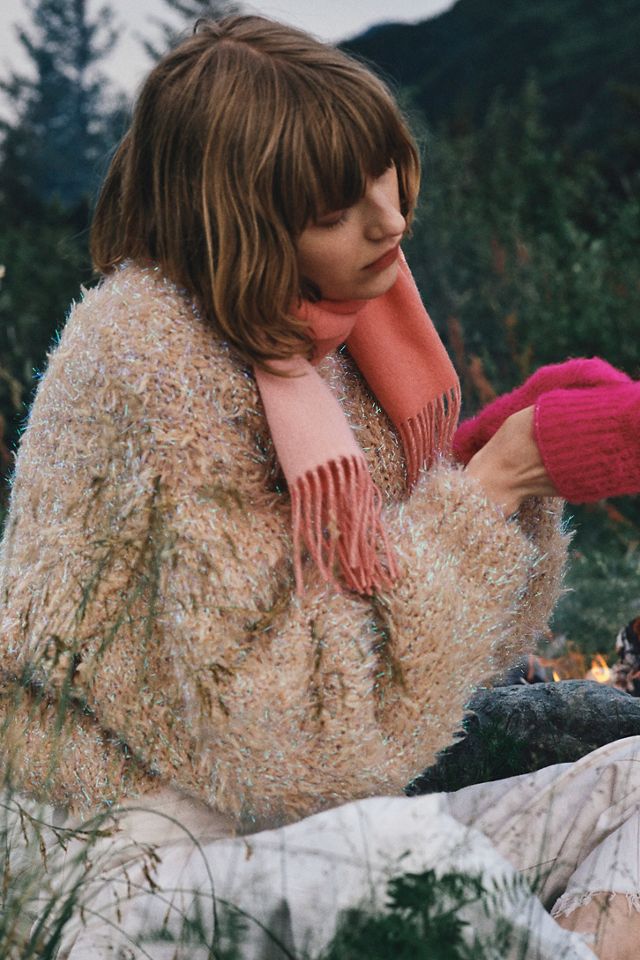 By Anthropologie Iridescent Brushed Crew-Neck Sweater #6