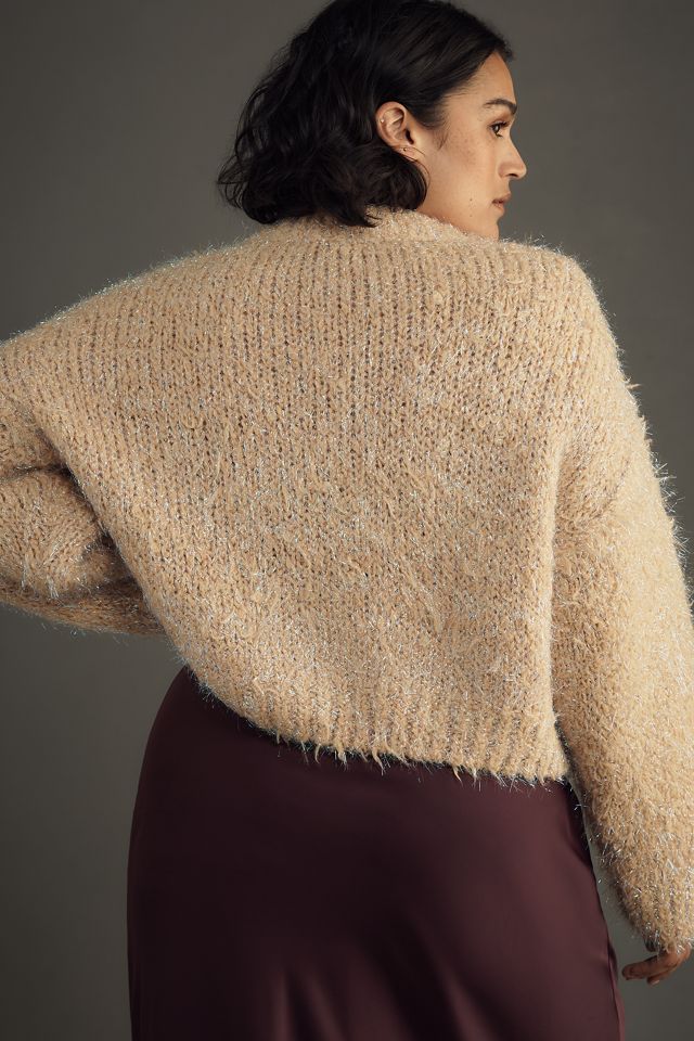 By Anthropologie Iridescent Brushed Crew-Neck Sweater #8